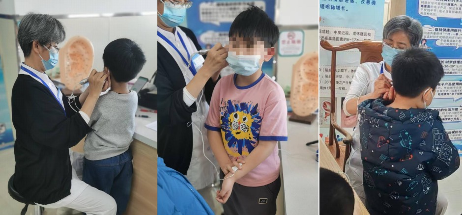 源沣社区儿童健康服务现场